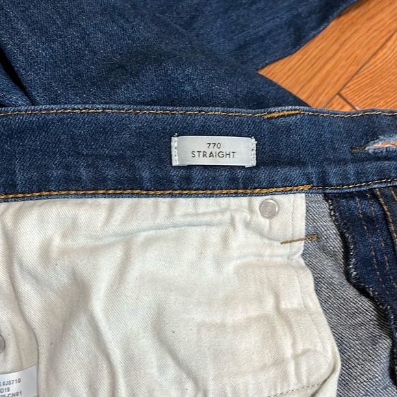 J. Crew Men's Straight Jeans - Dark Blue - Picture 7 of 10